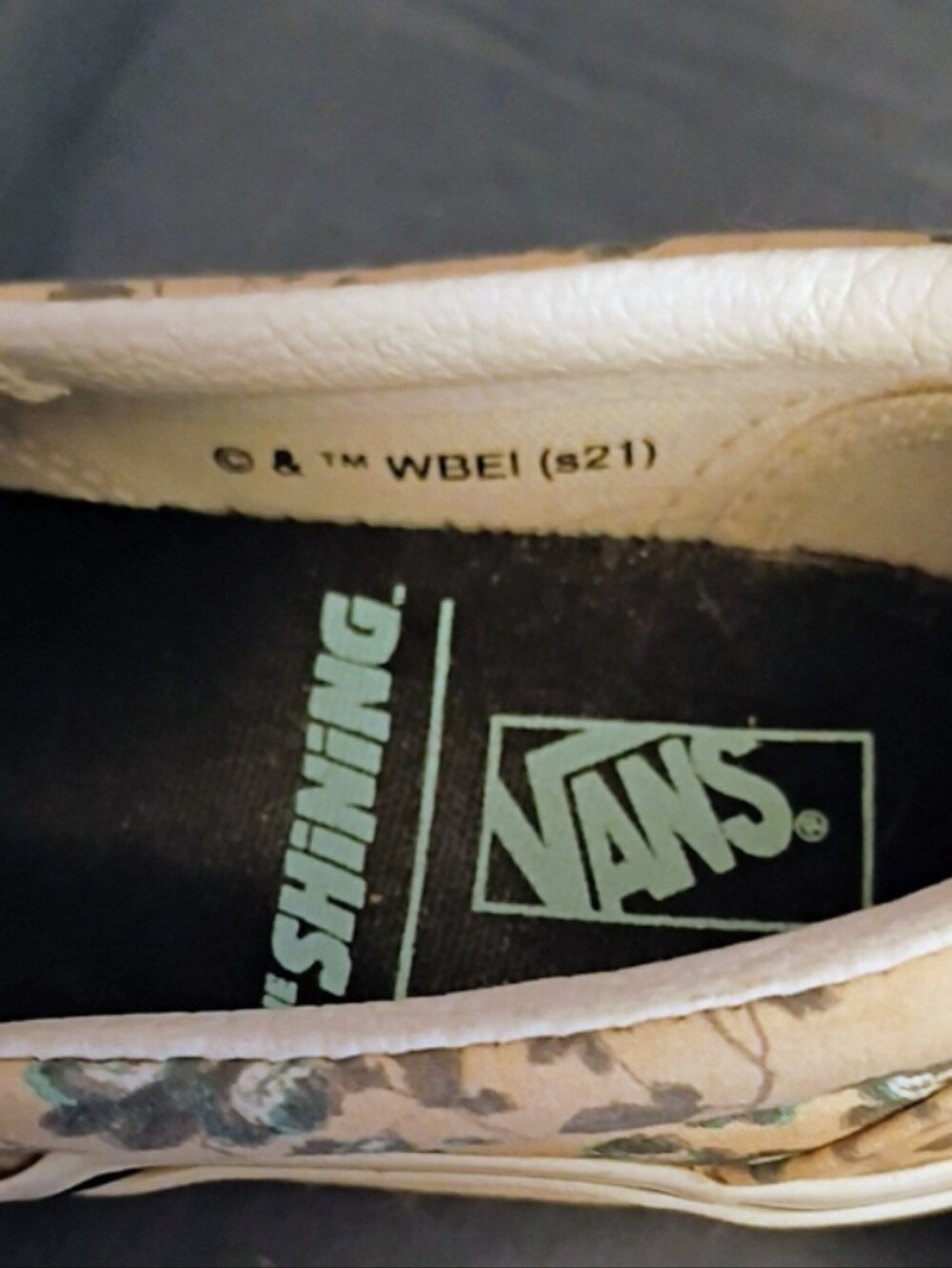 The shining Twins Slip On Vans. Women's Sz 7. EUC - Picture 2 of 5